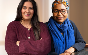 Naoual en Lola, sociaal werkers