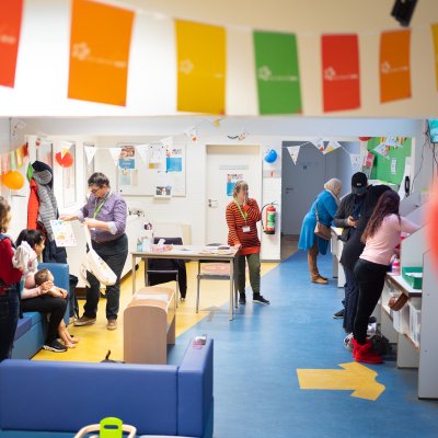 Huis van het Kind Borgerhout, ontmoetingsmoment tussen ouders