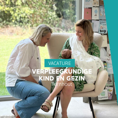 verpleegkundige met baby en mama