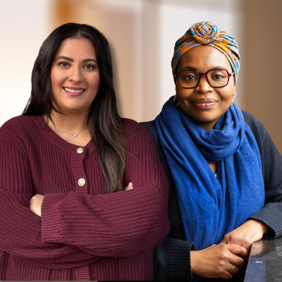 Naoual en Lola, sociaal werkers