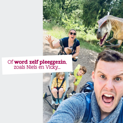 Pleeggezin van Niels en Vicky, oproep pleegzorg, uitstap met de kinderen
