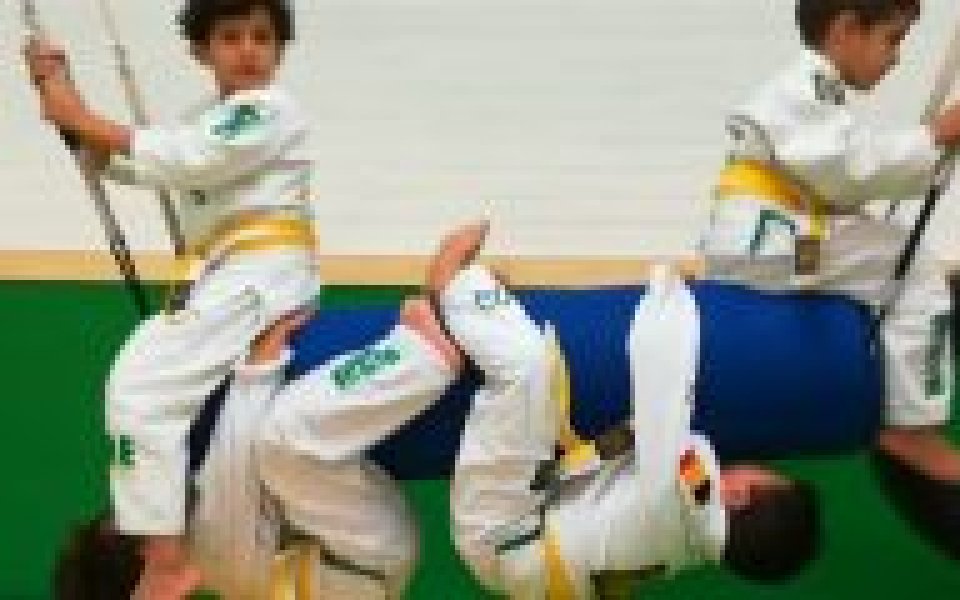 4 kinderen jiu jitsu