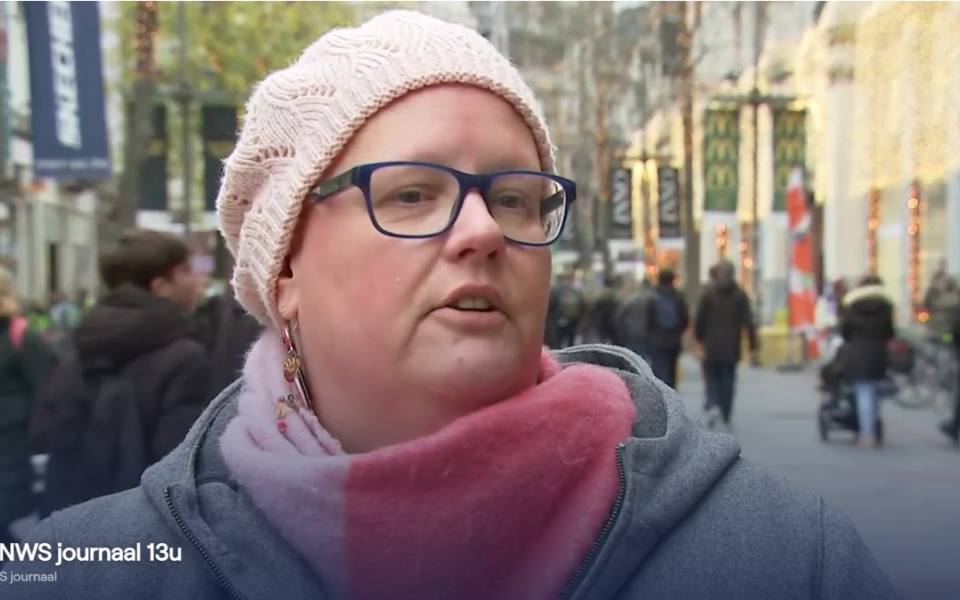 Mieke in het vrt journaal