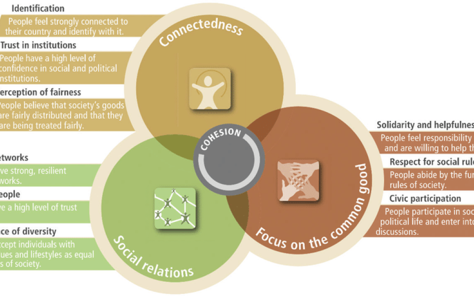 Sociale Cohesie radar schematisch