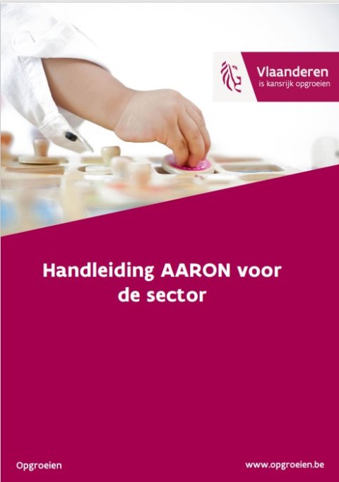 Cover van de brochure AARON sector Opgroeien