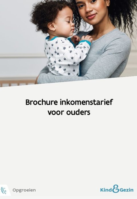 Cover brochure inkomenstarief voor ouders