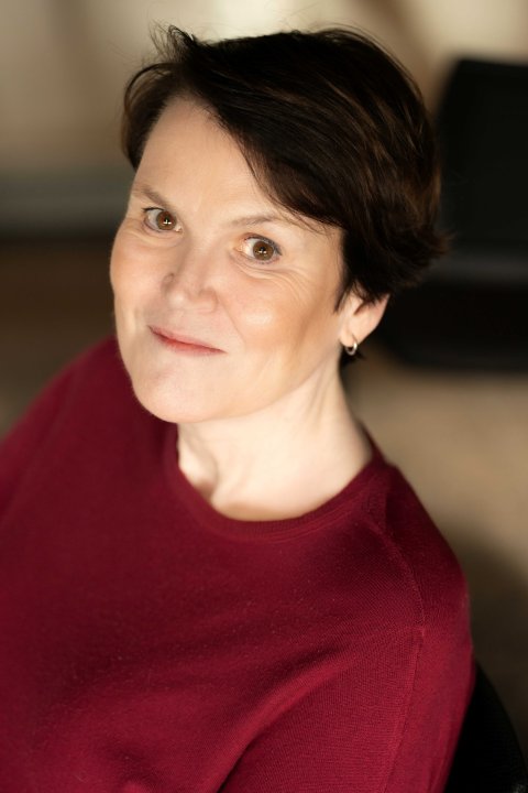 collega Cindy lacht naar foto