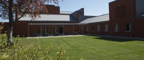 Buitenaanzicht van campus De Markt