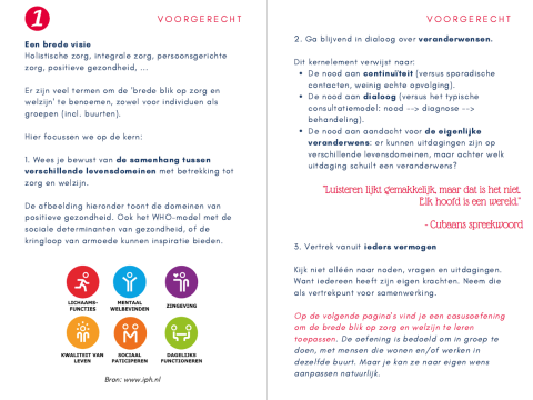 voorgerecht: beschrijving van een oefening