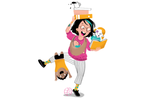 Week van de kinderopvang 2026 - illustratie kinderbegeleider
